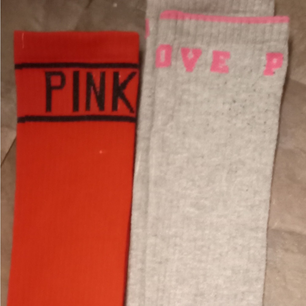 Victoria secret pink crew socks bundle osfm